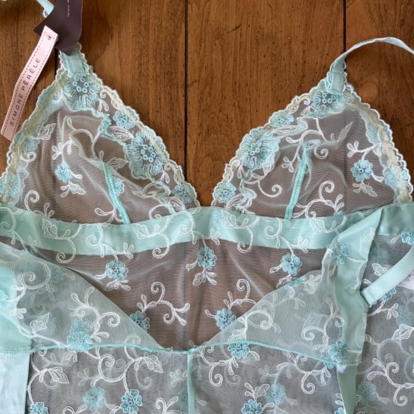 Simone Perele Lacy Babydoll Lingerie Nightgown FR 2 (Small) - Picture 9 of 12